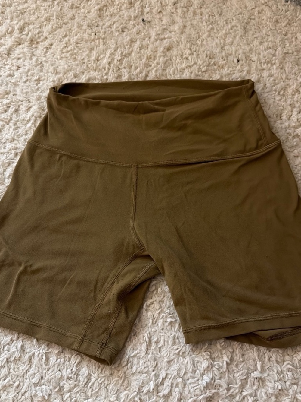 Light brown Lululemon Align Shorts